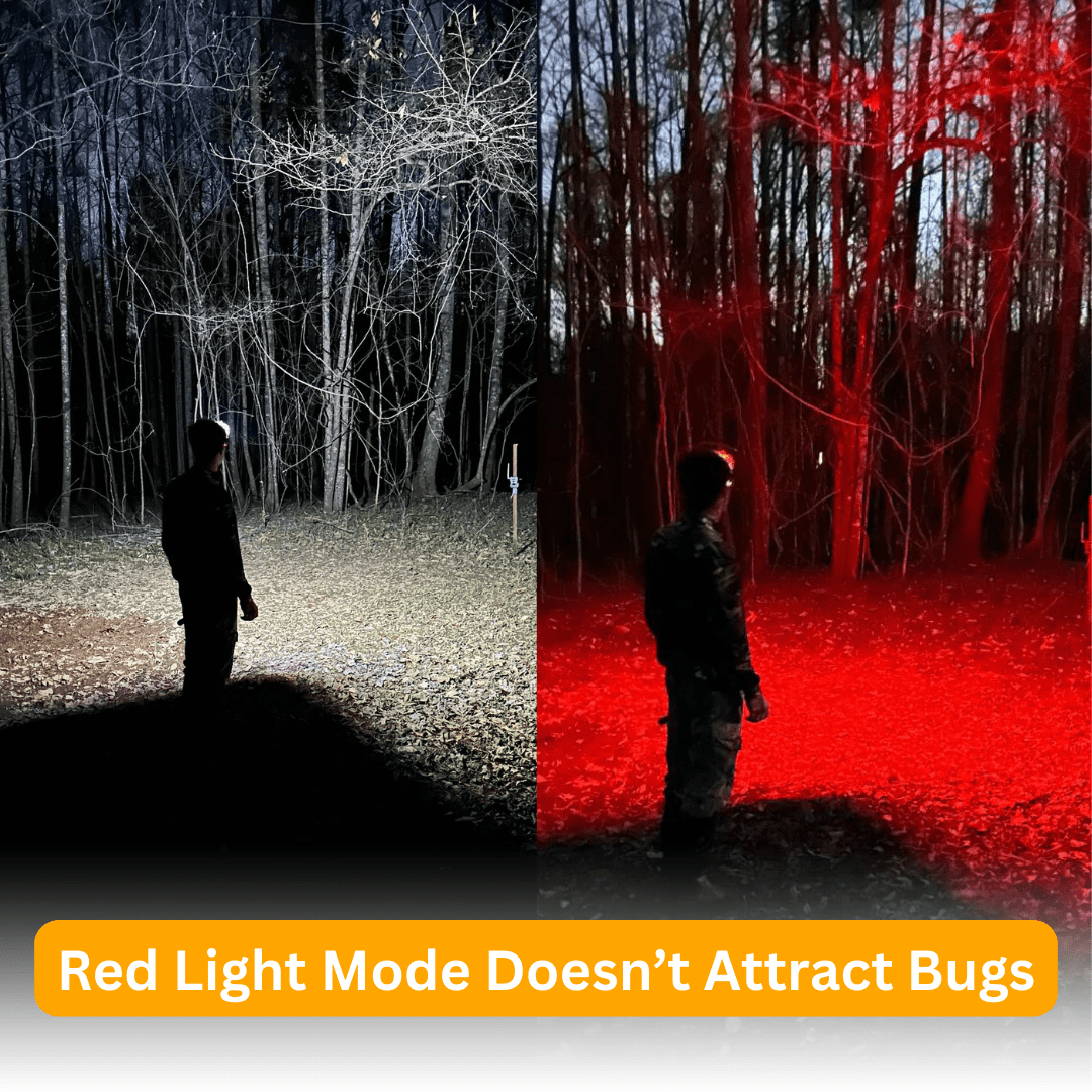 Stealth "RED" Led Hoofdlamp OptiLeds©